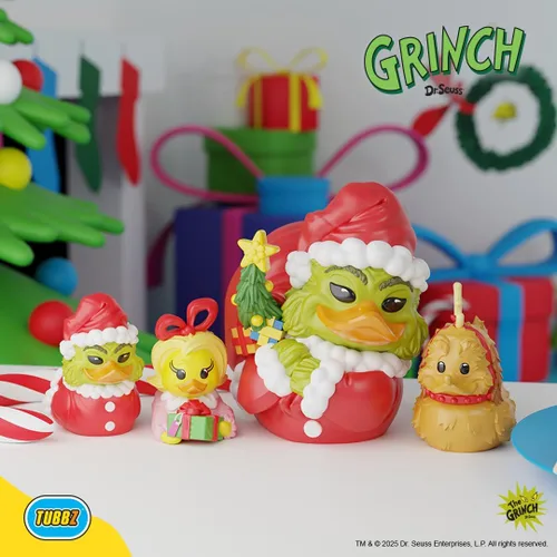 Vista 6 de TUBBZ Mini: The Grinch - Figura de vinilo de pato de goma disfrazado de Cindy Lou