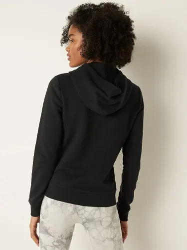 Vista 2 de Victoria's Secret Sudadera con capucha perfecta con cremallera y forro polar rosa (XS-XXL)
