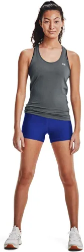 Vista 4 de Under Armour - Pantalones cortos HeatGear, tiro medio, para mujer