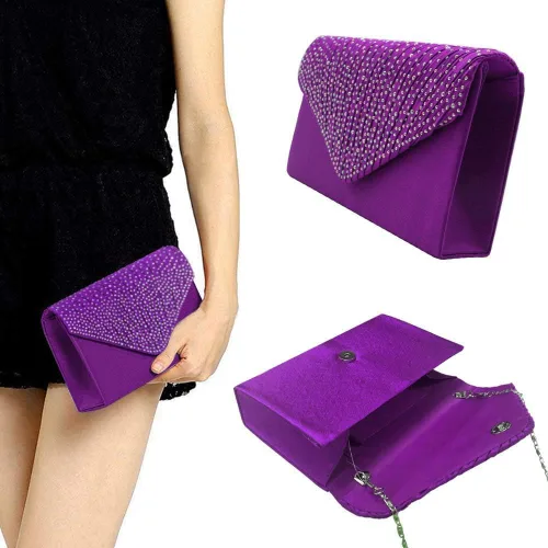 Vista 2 de Nuevo bolso nupcial del bolso de la boda de las señoras
