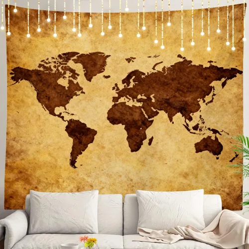 Vista 78 de Shrahala Tapiz de pared de hojas de arce otoñal, hojas rojas llameantes, fondo negro, tapiz grande para colgar en la pared, tapiz decorativo