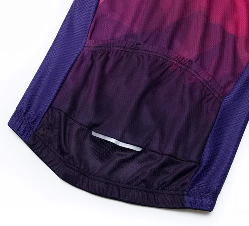Vista 4 de Aogda - Jersey de ciclismo para mujer. Camisa estilo chamarra de ciclismo, leotardo para equipo de ciclismo
