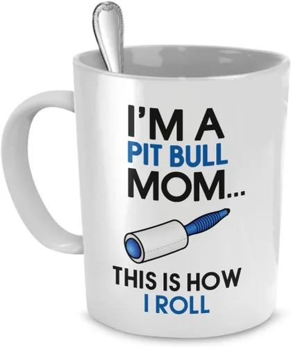 Vista 6 de DogsMakeMeHappy Taza de esquimales americanos, taza de mamá esquimal americana, regalo de mamá esquimal americana, regalo para amantes