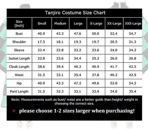 Vista 7 de Disfraz de anime de Tanjiro Zenitsu Shinobu Giyu Mitsuri con peluca y aretes, uniforme para Halloween
