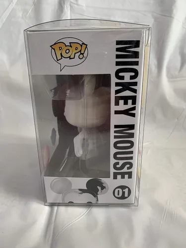 Vista 2 de Pop Disney: Figura coleccionable de Mickey Mouse 90 aniversario, color blanco