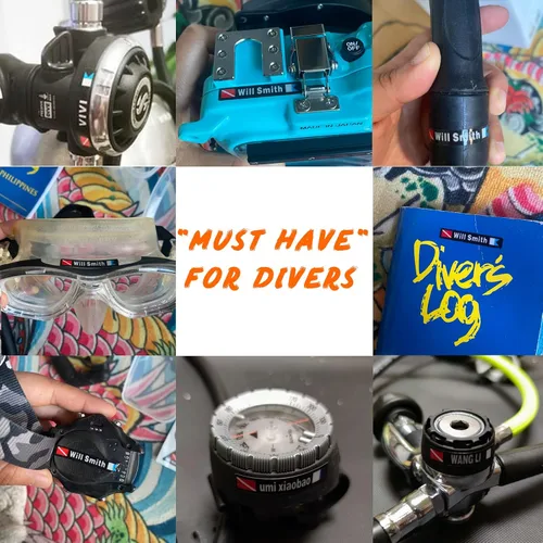 Vista 6 de 3M - Lámina adhesiva reflectante impermeable personalizada para equipo de buceo, deportes acuáticos, necesidad de accesorios de buceo