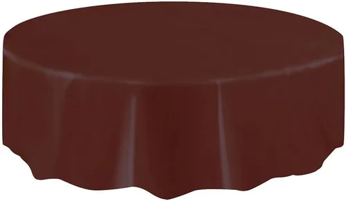 Vista 11 de Mantel redondo de plástico sólido negro (84 pulgadas), 1 unidad, diseño elegante y calidad premium, ideal para fiestas, eventos y uso diario
