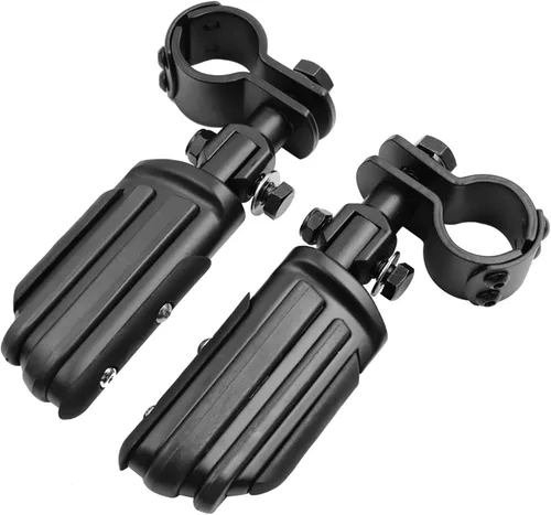 Vista 7 de F FIERCE CYCLE 1 par 0.394 in aluminio Aolly motocicleta Rearsets trasero conjunto reposapiés Peg Bike Bicicleta Ciclismo Negro para Harley Touring