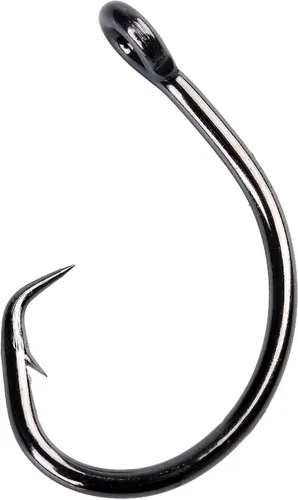 Vista 7 de Mustad Demon - Gancho circular desplazado, 3 veces fuerte, UltraPoint, níquel negro