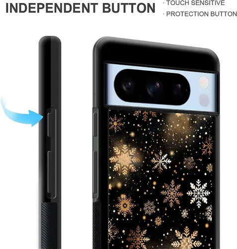 Vista 371 de Compatible con Google Pixel 4A 5G Mobile Case Creative Acrylic Panel trasero Silicona Protección Grip especialmente diseñado para Google Pixel 4A 5G