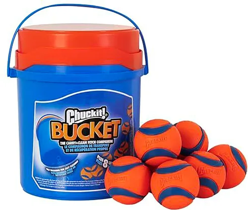 Vista 9 de Chuckit! Ultra Ball Juguete para Perros - Pelotas Saltarinas de Buscar Medianas para Perros de 20-60 libras - Hecho de Goma Duradera - Juguetes