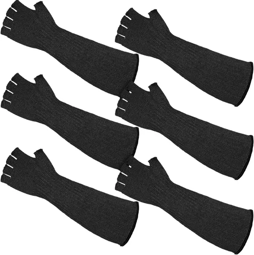 Vista 9 de JenPen 3 Pairs Arm Sleeves Cut Resistant Level 5 Forearm Guards for Thin Skin and Bruising, Burn Protection Sleeves for Arms, Elderly Sensitive