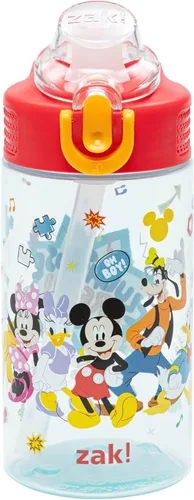 Vista 42 de Zak Designs Barbie Sage - Botella de agua para niños con popote a prueba