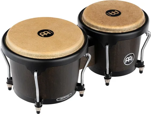 Vista 8 de Meinl Percussion HTB100WB-M Headliner Traditional Designer Series Bongos de madera, marrón nogal