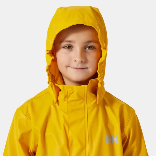 Vista 3 de Helly-Hansen Junior Moss Jacket - Unisex Coat with HELOX, YKK Zipper, Detachable Hood, Adjustable Cuffs & Hem, Hand Pockets
