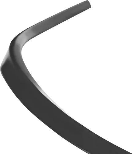 Vista 5 de Compatible con/repuesto para labio de parachoques delantero, estilo OE PU alerón de labio delantero negro, se adapta a Ford Mustang Base GT MACH 1