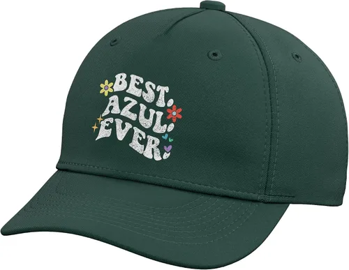 Vista 6 de Retro Groovy Best Azul Ever First Name Mother's Day Girl Adjustable Baseball Hat