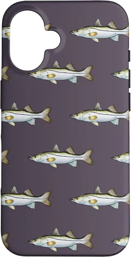 Vista 32 de Grey Snook Pattern Saltwater Fish Case for iPhone 17