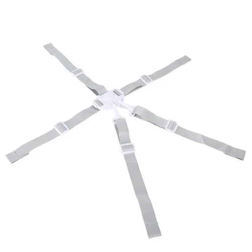 Vista 7 de Cinturón de seguridad de 5 puntos para bebé, correas de repuesto universales ajustables para silla de bebé, material resistente y cómodo