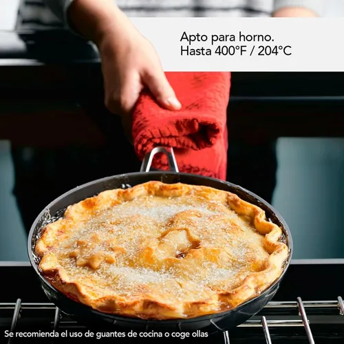 Vista 6 de KitchenAid 84803 Juego de sartenes antiadherentes de anodizado duro/sartén, 8.25 pulgadas y 10 pulgadas - Negro Onyx