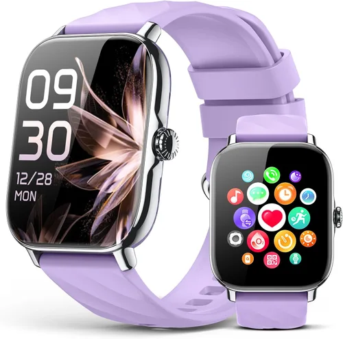 Vista 12 de Relojes inteligentes rastreador de actividad física para hombres y mujeres con contador de pasos, monitor de sueño y calorías, podómetro