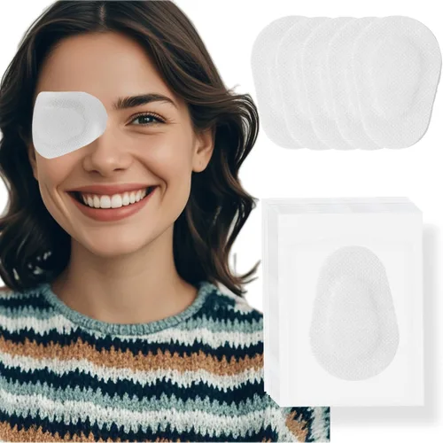 Vista 19 de Paquete de 20 parches adhesivos para los ojos para niños - Parche médico transpirable para los ojos para tratamiento de ambliopía (ojo perezoso)