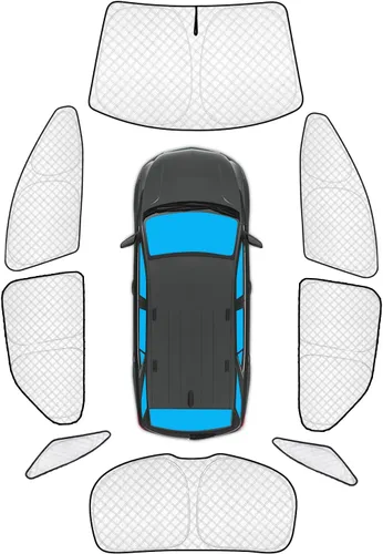 Vista 90 de KMF 6 piezas de parasoles gruesos para Mazda 3 Hatchback (No Sedán) 2014-2018 Accesorios, parasoles completos para parabrisas y ventanas de coche