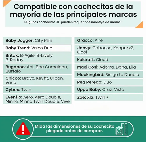Vista 2 de Reperkid - Bolsa para cochecito para avión, costuras reforzadas, funda resistente a desgarros