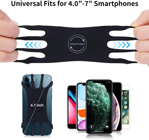Vista 4 de Paquete de 10 brazaletes para teléfono celular: correa ajustable compatible con iPhone 15 14 13 12 11 Mini Pro Max Plus Samsung Galaxy Pixel
