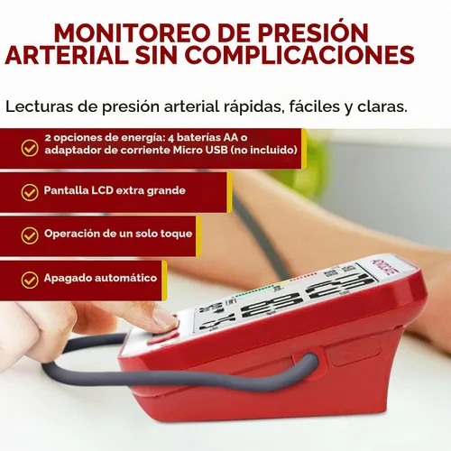 Vista 3 de Monitor digital de presión arterial, brazalete pequeño-pequeño, uso
