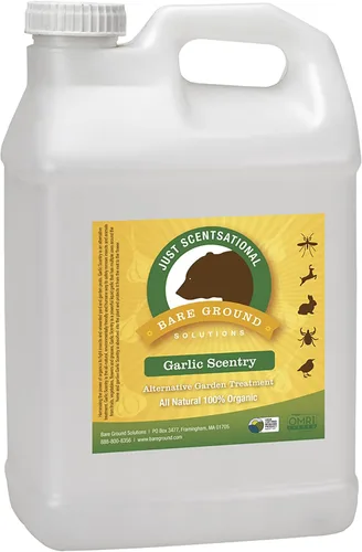 Vista 5 de Just Scentsational Bare Ground Solutions GAR-128 Barrera y repelente de ajo líquido natural, 128 onzas (1 galón)