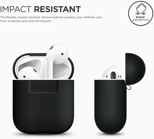 Vista 19 de elago AirPods - Funda de silicona para AirPods [Protección extra]