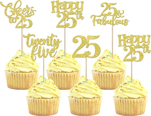 Vista 64 de 30 piezas de adornos para cupcakes de 12 cumpleaños feliz, brillantes doce, hola 12, felicitaciones a 12 años, adornos para cupcakes, 12
