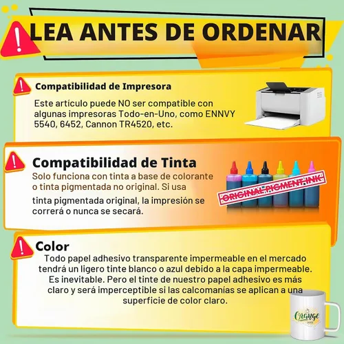Vista 6 de Koala - Papel adhesivo transparente 95% para impresora de inyección