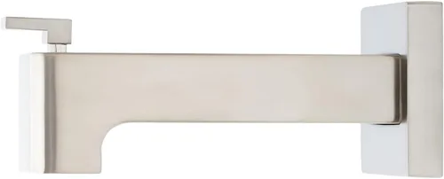 Vista 8 de Signature Hardware 449813 Hibiscus - Boquilla desviadora integrada de 7-11/16", negro mate, latón
