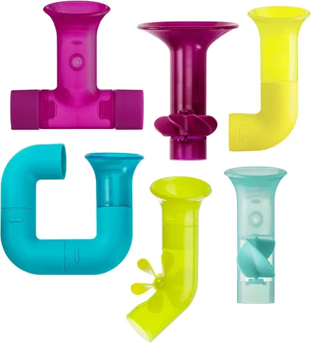 Vista 9 de Boon Tubes - Piezas de construcción de juguete para baño