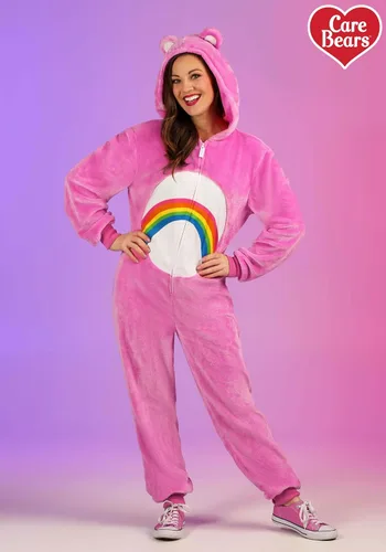 Vista 2 de Adult Cheer Bear Care Bear Jumpsuit
