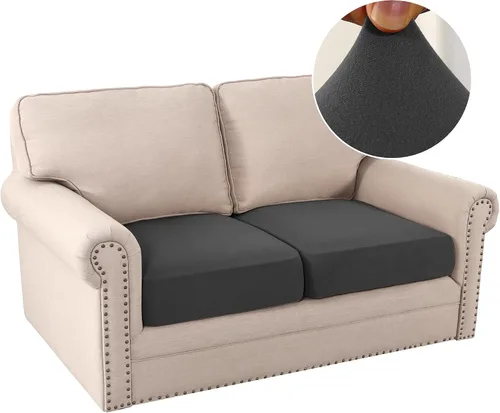 Vista 47 de H.VERSAILTEX Fundas de cojín de vellón para sofá, fundas elásticas para sillas de sala de estar, fundas de sofá modular, tela cómoda y duradera