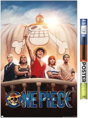Vista 14 de Trends International Netflix One Piece - Póster de pared de una hoja, 14.72 x 22.37 pulgadas, versión enmarcada dorada Versión con marco dorado