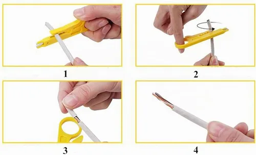 Vista 4 de Gaobige Kit de herramientas de crimpado rj45 para herramienta de crimpado