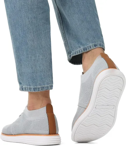 Vista 8 de Bruno Marc Zapatillas de malla para hombre Oxfords ligeras