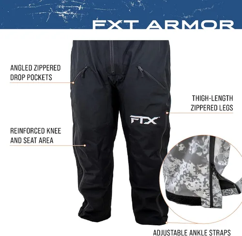 Vista 4 de FROGG TOGGS FTX Armor Premium - Baberos de pesca impermeables para hombre