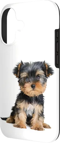 Vista 2 de Yorkie Puppy Portrait Cute Yorkshire Terrier Dog Lover - Carcasa para iPhone 17