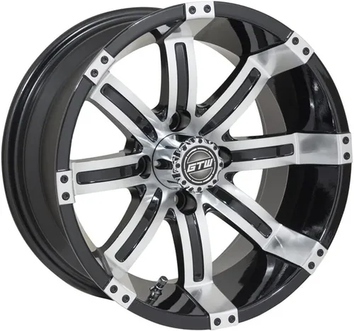 Vista 6 de Tempest - Rueda de aluminio para carrito de golf, patrón de pernos de 0.157 x 4.000 in (se vende como una sola unidad)