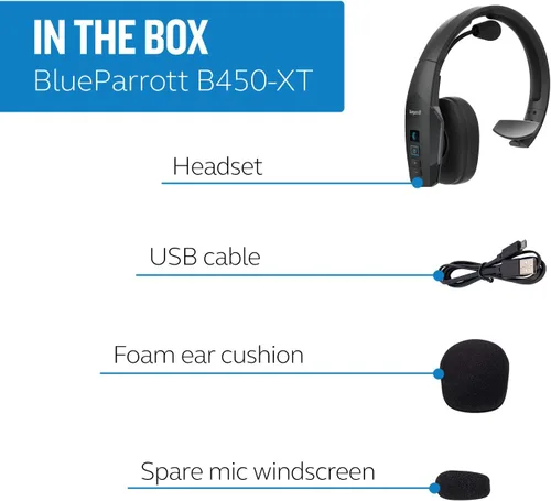 Vista 14 de VXi BlueParrott B450-XT, audífonos Bluetooth con cancelación de ruido