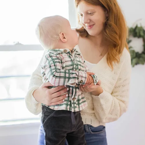 Vista 4 de Burt's Bees Baby baby-boys Shirt and Pant Set, Top & Bottom Outfit Bundle, 100% Organic Cotton