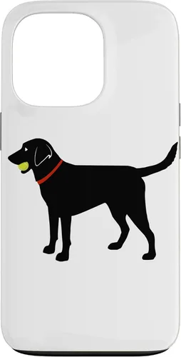 Vista 10 de Labrador Retriever Fetch, Black Lab Play Ball Dog Lover Gift Case for iPhone 17