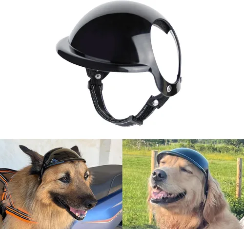 Vista 8 de Namsan - Cascos de perro para perros pequeños, casco para perros pequeños con orificios para las orejas, cascos de seguridad para cachorros