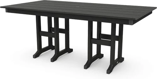 Vista 6 de POLYWOOD® Mesa de comedor Lakeside, gris pizarra Pizarra gris