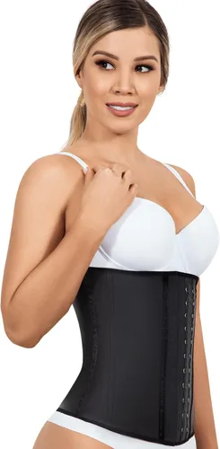 Vista 4 de Lady Slim Fajas colombianas reductoras Y Moldeadoras para mujer debajo del busto látex entrenador de cintura de reloj de arena moldeador de cuerpo
